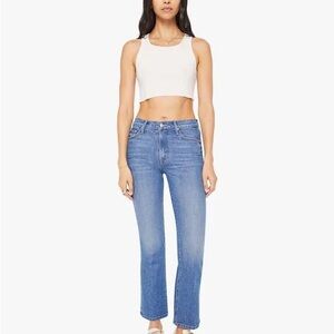 MOTHER Outsider Flood Jeans, Not Today Satan, New with Tags, 29